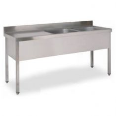 Fregadero con hueco para lavavajillas - FREGADERO INDUSTRIAL