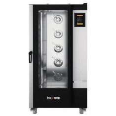 HE-616-T - HORNO ELÉCTRICO DE PANADERÍA DIGITAL CON PANTALLA TÁCTIL DE 7" CON CARRO DE 16 BANDEJAS DE 600x400.